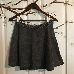 Forever 21- Grey acid wash denim skirt